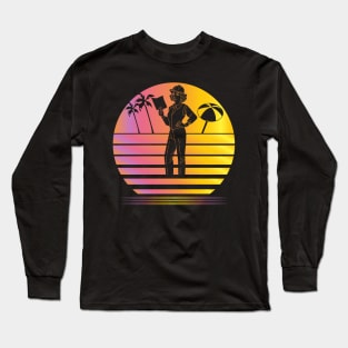 Welcome To Synthwave - Board Game Inspired Graphic - Tabletop Gaming  - BGG Long Sleeve T-Shirt